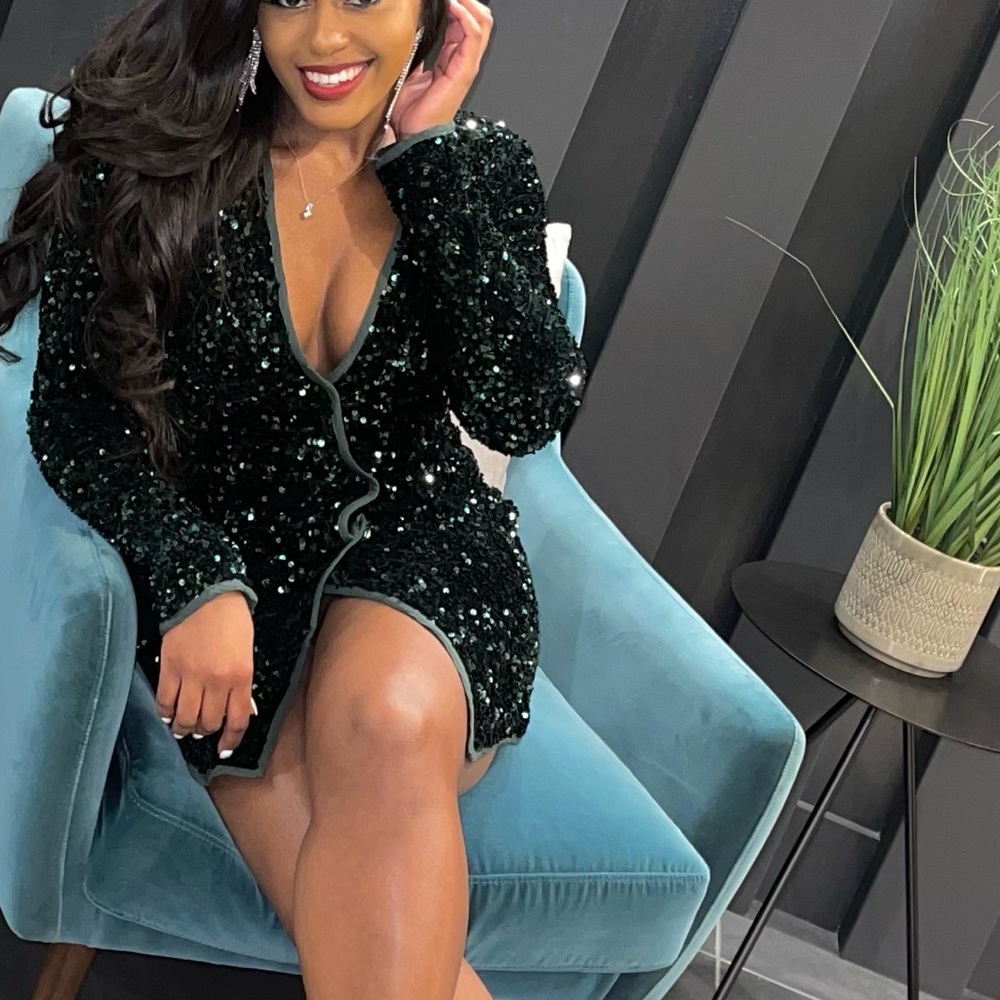 Prettylittlething Sequin Dress